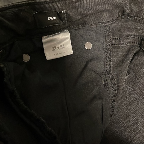 Mens EXPRESS Ripped Skinny jeans, SZ 32 x 34 - Picture 4 of 5